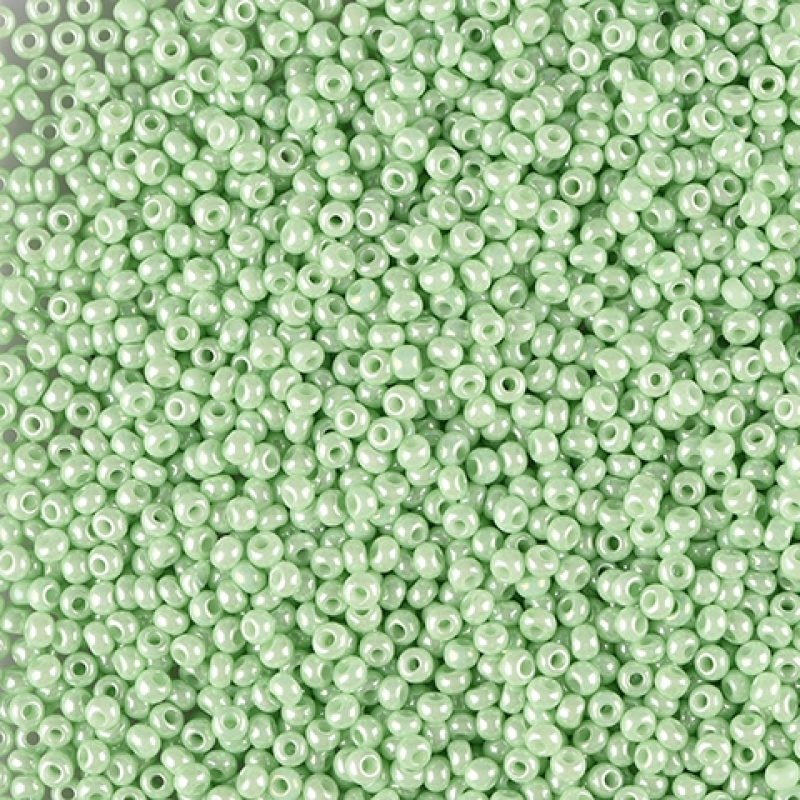 63161 бісер №10 Preciosa (Чехія) 5 грамів. Перламутровий натуральний