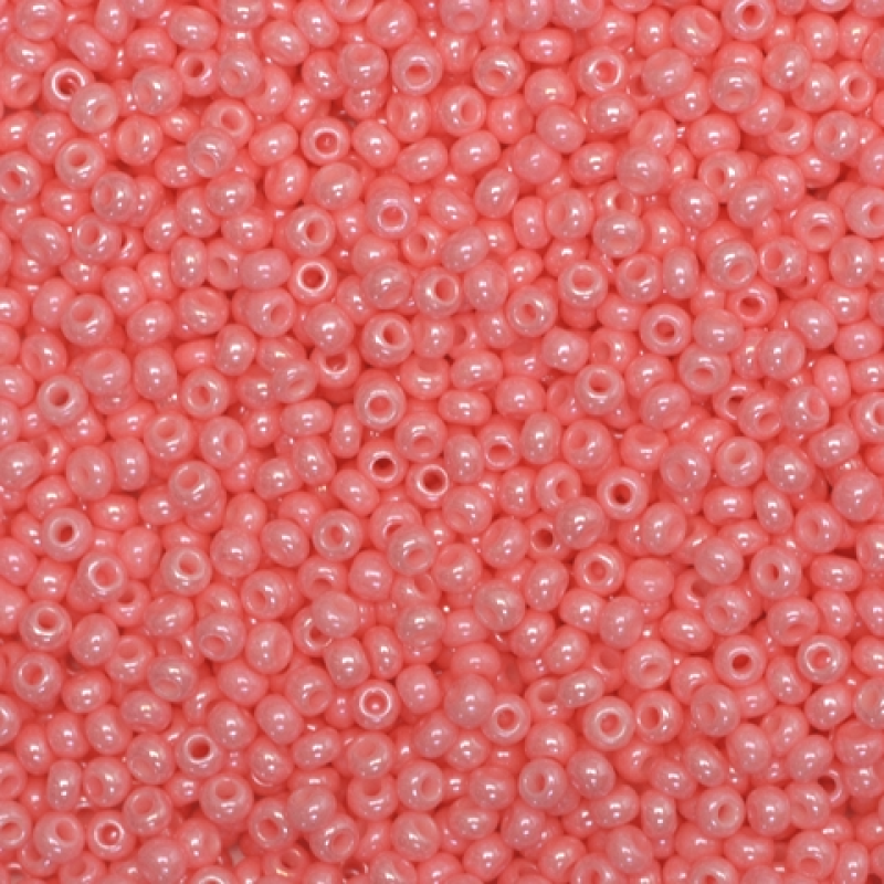 63191-10/0 Бісер Чехія (перламутровий, рожевий), упаковка 50 грамів