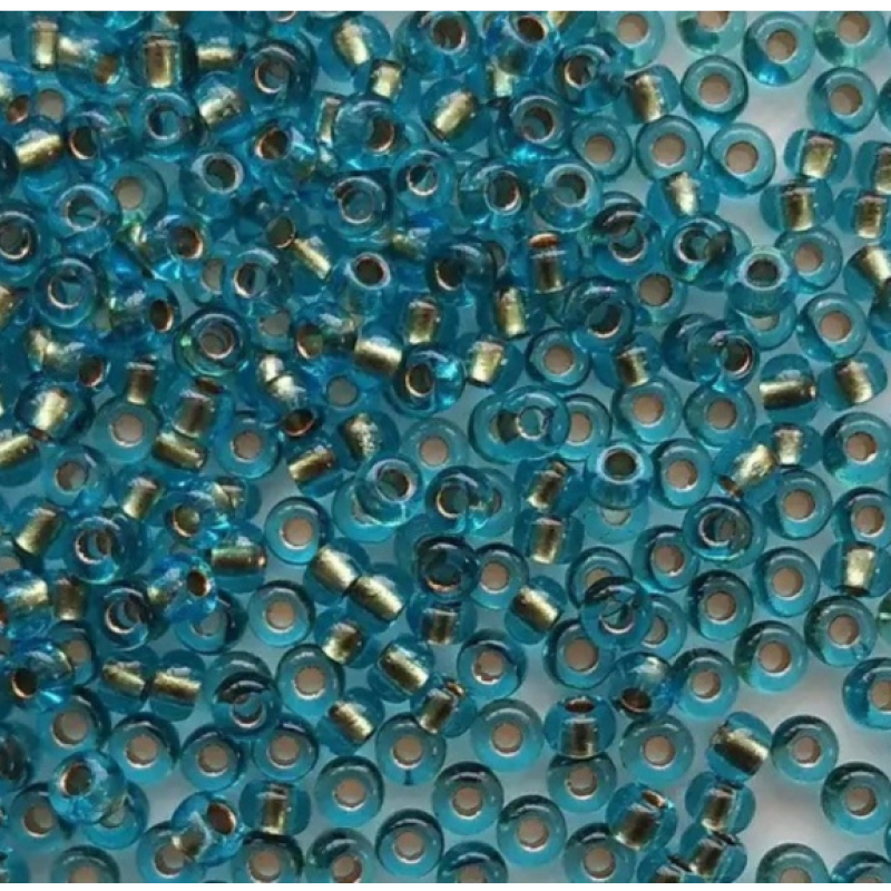 65014 бісер №10 Preciosa (Чехія) 5 грамів. Прозорий профарбований