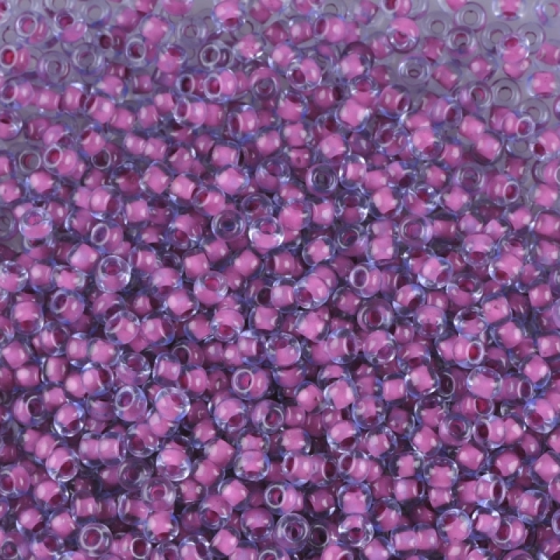 80327 бісер №10 Preciosa (Чехія) 5 грамів. Прозорий профарбований