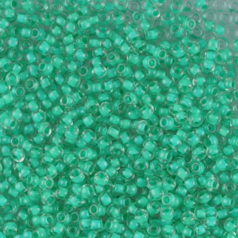 80658 бісер №10 Preciosa (Чехія) 5 грамів. Прозорий профарбований