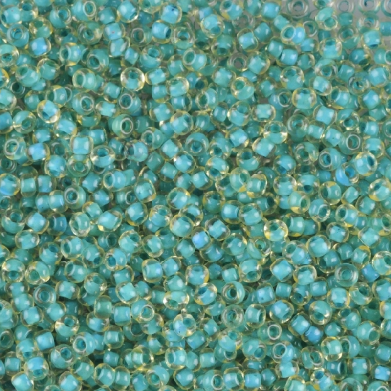 80836 бісер №10 Preciosa (Чехія) 5 грамів. Прозорий профарбований