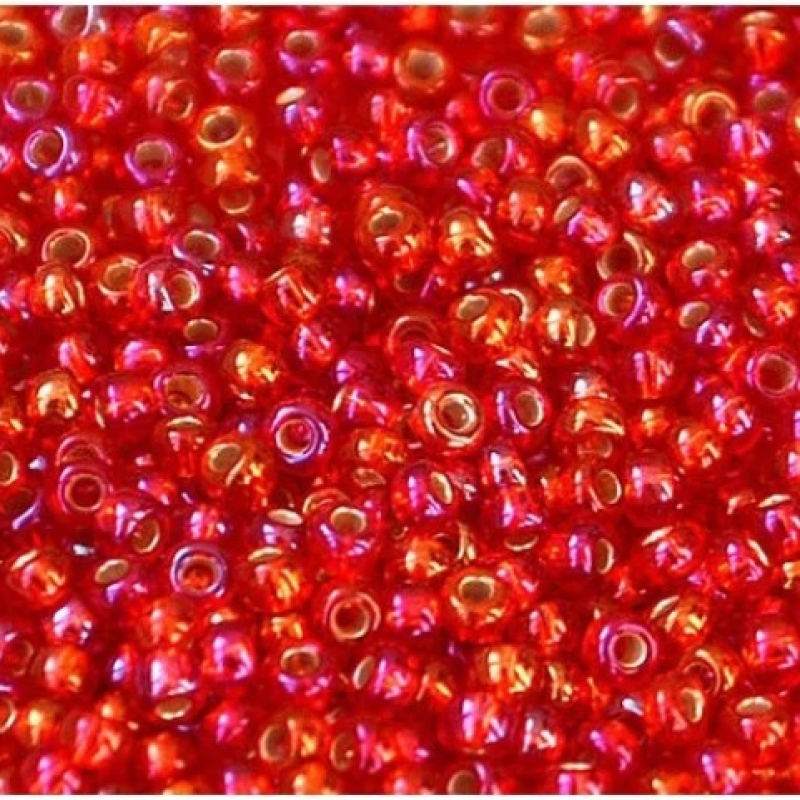 97059 бісер №10 Preciosa (Чехія) 5 грамів. Блискучий райдужний