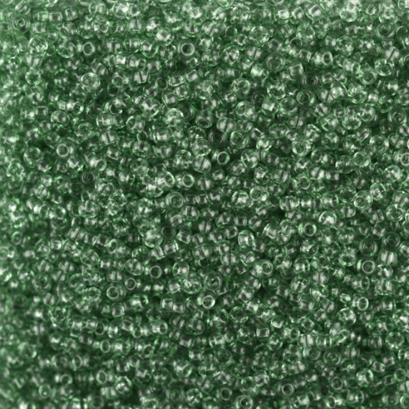 01163-10/0 Бісер Чехія (кристалічний сіро-зелений), упаковка 50 грамів