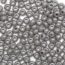 48020 бісер №10 Preciosa (Чехія) 5 грамів. Перлиновий сірий пастельний