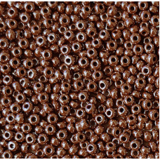 268-10/0-18780 Бісер Чехія (перлиновий, шоколадний), упаковка 50 грамів