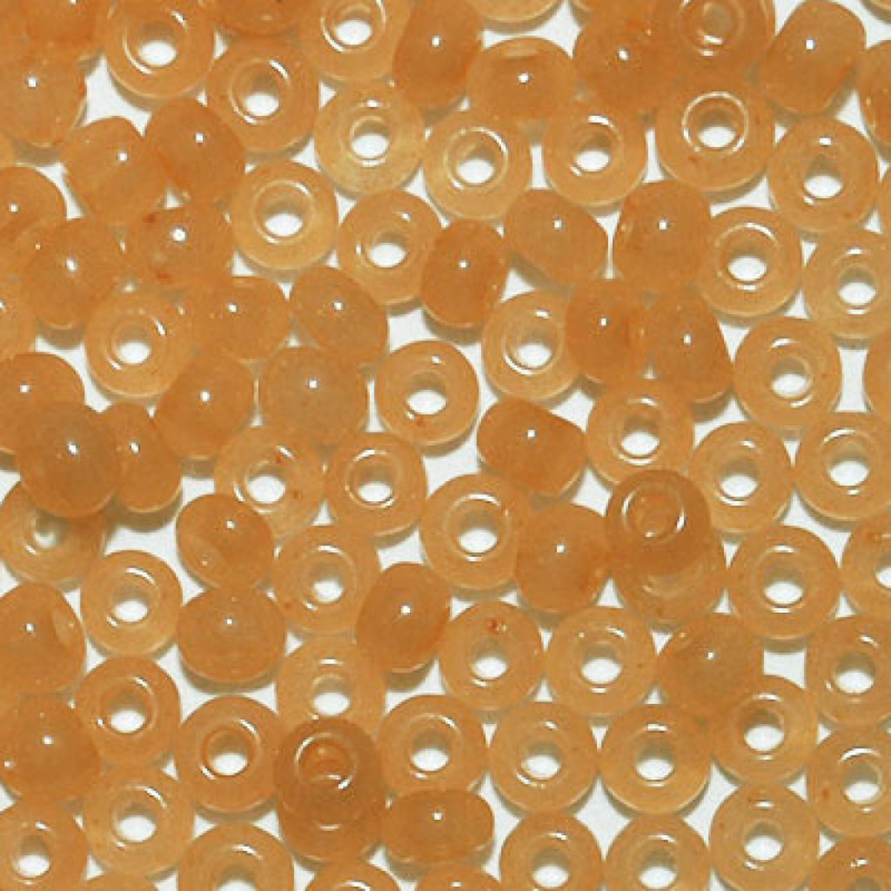 02182 бісер №10 Preciosa (Чехія) 5 грамів. Алебастровий