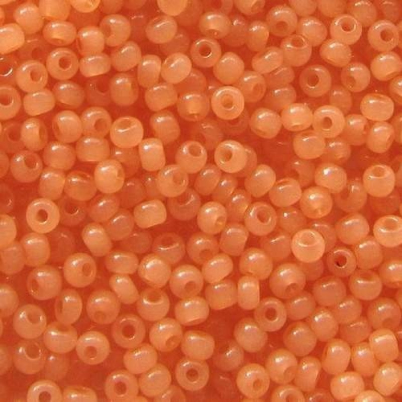 02184 бісер №10 Preciosa (Чехія) 5 грамів. Алебастровий