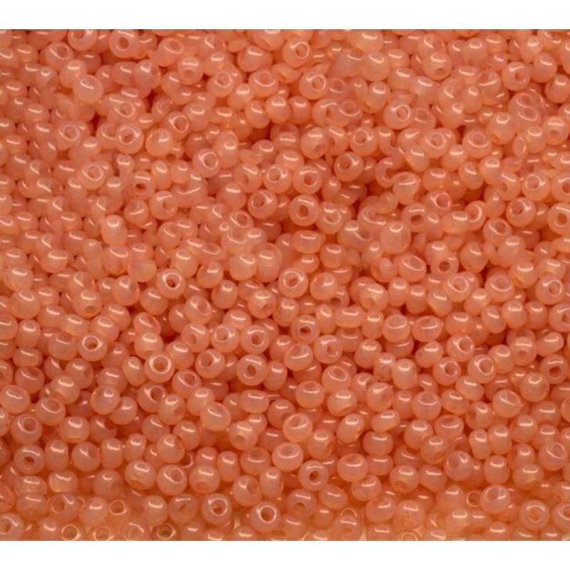 02185 бісер №10 Preciosa (Чехія) 5 грамів. Алебастровий