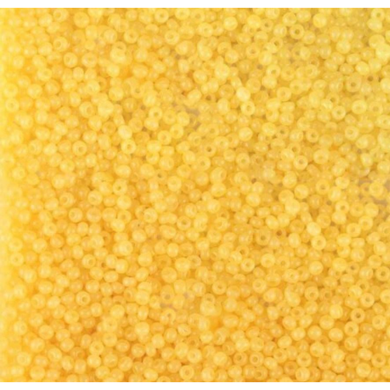 02681 бісер №10 Preciosa (Чехія) 5 грамів. Алебастровий