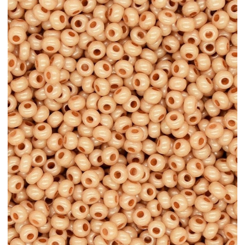 16783 бісер №10 Preciosa (Чехія) 5 грамів. Перламутровий