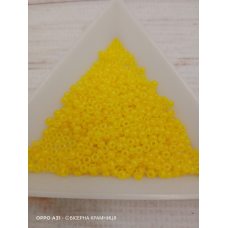 17886 бісер №10 Preciosa (Чехія) 5 грамів. Алебастровий