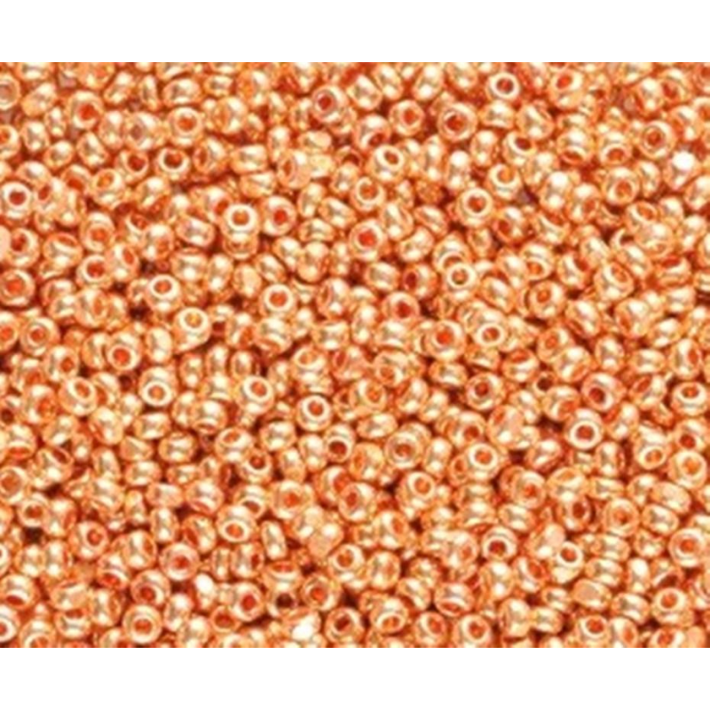 18305 бісер №10 Preciosa (Чехія) 5 грамів. Металізований