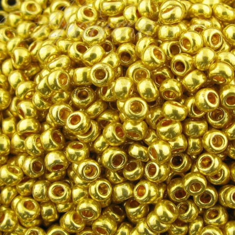 18388 бісер №10 Preciosa (Чехія) 5 грамів. Металізований