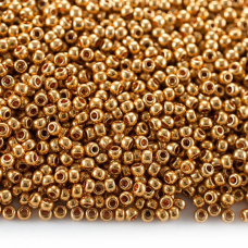 18389 бісер №10 Preciosa (Чехія) 5 грамів. Металізований