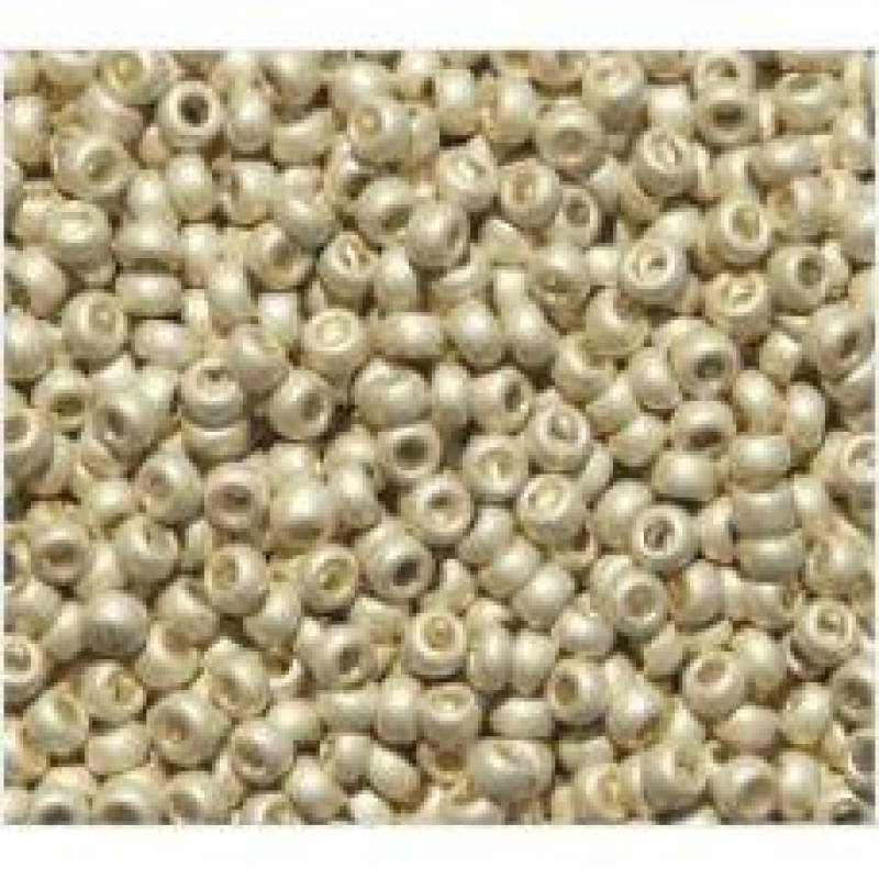 18503 matt бісер №10 Preciosa (Чехія) 5 грамів. Металізований матовий