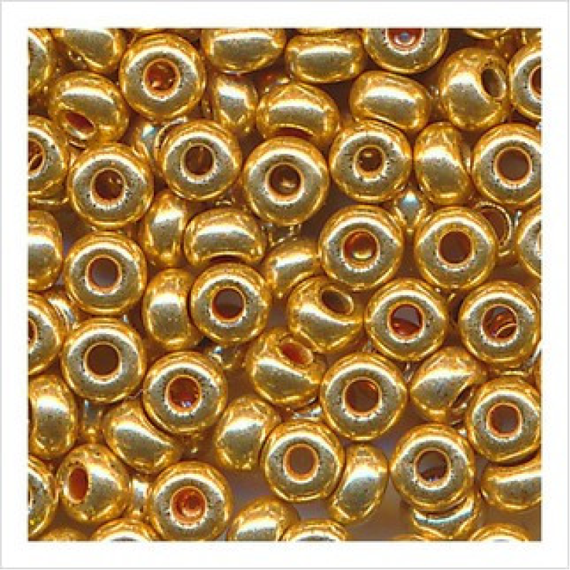 18581 бісер №10 Preciosa (Чехія) 5 грамів. Металізований