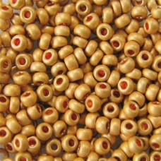 18581 matt бісер №10 Preciosa (Чехія) 5 грамів. Металізований матовий