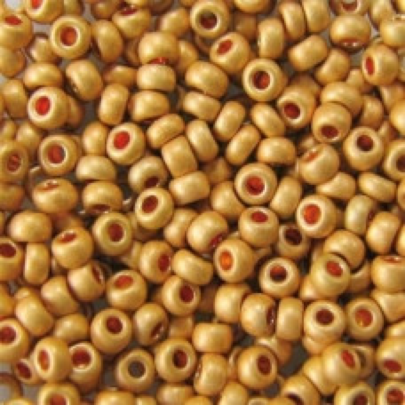 18581 matt бісер №10 Preciosa (Чехія) 5 грамів. Металізований матовий