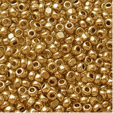 18583 бісер №10 Preciosa (Чехія) 5 грамів. Металізований