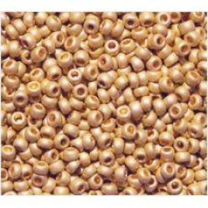 18583 matt бісер №10 Preciosa (Чехія) 5 грамів. Металізований матовий