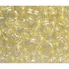 38286 бісер №10 Preciosa (Чехія) 5 грамів. Прозорий з перламутровим профарбуванням