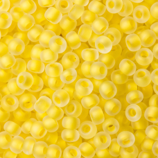 38386 matt бісер №10 Preciosa (Чехія) 5 грамів. Прозорий профарбований матовий