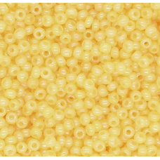 42181 бісер №10 Preciosa (Чехія) 5 грамів. Алебастровий райдужний