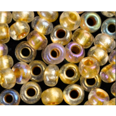 68483 бісер №10 Preciosa (Чехія) 5 грамів. Прозорий профарбований райдужний