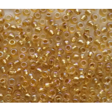 68484 бісер №10 Preciosa (Чехія) 5 грамів. Прозорий профарбований райдужний