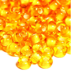 85066 бісер №10 Preciosa (Чехія) 5 грамів. Прозорий профарбований