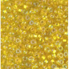 87019 бісер №10 Preciosa (Чехія) 5 грамів. Блискучий райдужний