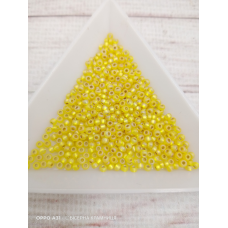 87019 matt бісер №10 Preciosa (Чехія) 5 грамів. Блискучий матовий райдужний