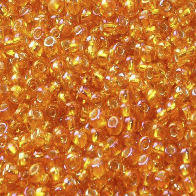 87069 бісер №10 Preciosa (Чехія) 5 грамів. Блискучий райдужний