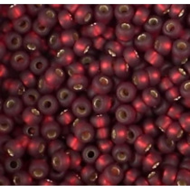 188-10/0-97120 Бісер Чехія (блискучий матовий, бордовий), упаковка 50 грамів