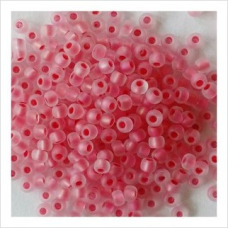 189-10/0-38398 Бісер Чехія (профарбований матовий, рожевий темний), упаковка 50 грамів