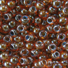 91004 бісер №10 Preciosa (Чехія) 5 грамів. Прозорий профарбований