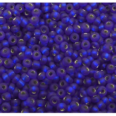 193-10/0-37080 Бісер Чехія (матовий з блискучою серединкою), упаковка 50 грамів