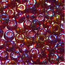 91120 бісер №10 Preciosa (Чехія) 5 грамів. Глазурований райдужний