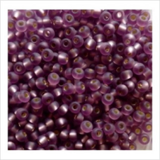 195-10/0-27010 Бісер Чехія (матовий з блискучою серединкою ), упаковка 50 грамів