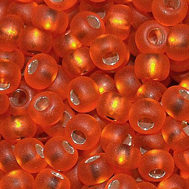 194-10/0-97030 Бісер Чехія (матовий з блискучою серединкою), упаковка 50 грамів