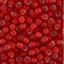 95076 бісер №10 Preciosa (Чехія) 5 грамів. Прозорий профарбований