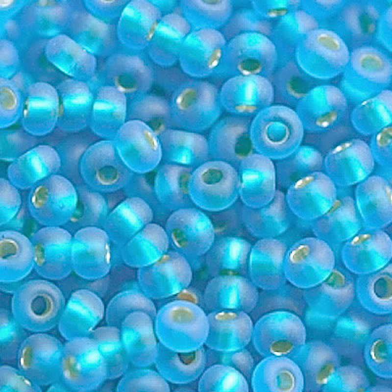 196-10/0-67010 Бісер Чехія (матовий з блискучою серединкою), упаковка 50 грамів