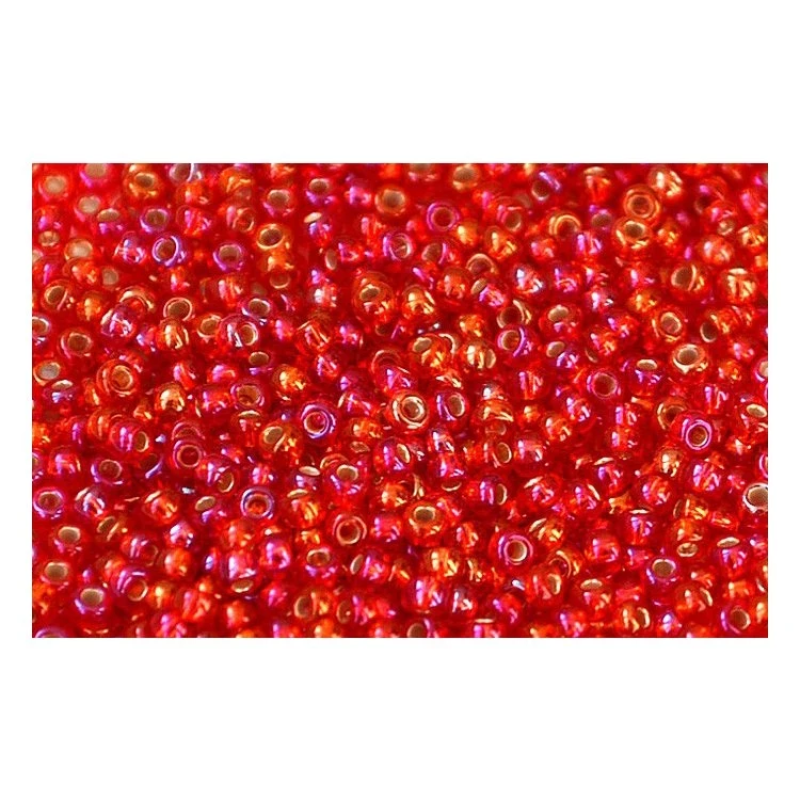 97059 бісер №10 Preciosa (Чехія) 5 грамів. Блискучий райдужний