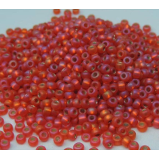 97059 matt бісер №10 Preciosa (Чехія) 5 грамів. Блискучий матовий райдужний