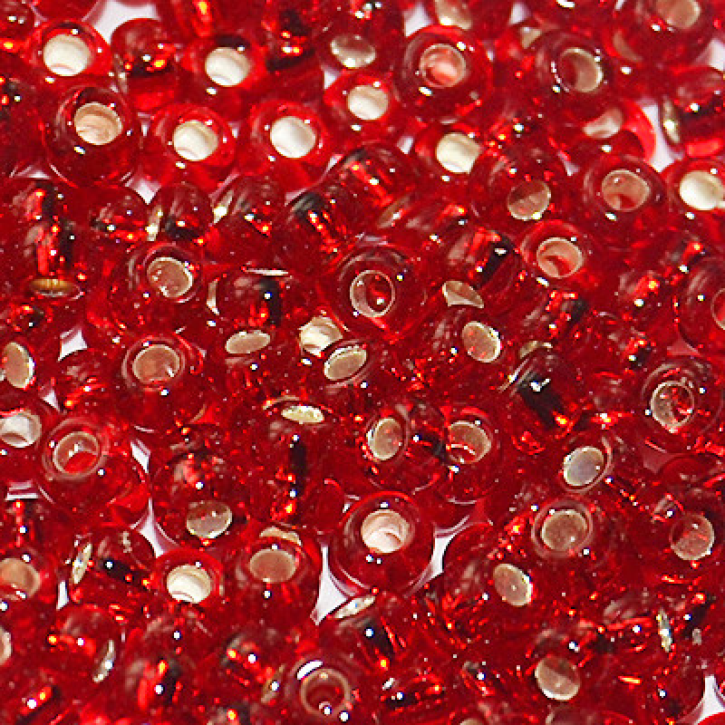 97090 бісер №10 Preciosa (Чехія) 5 грамів. Блискучий із срібною серединкою 97090 бісер №10 Preciosa (Чехія) 5 грамів. Блискучий із срібною серединкою