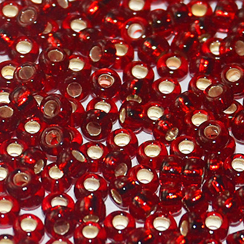 97120 бісер №10 Preciosa (Чехія) 5 грамів. Блискучий із сріброю серединкою 97120 бісер №10 Preciosa (Чехія) 5 грамів. Блискучий із сріброю серединкою