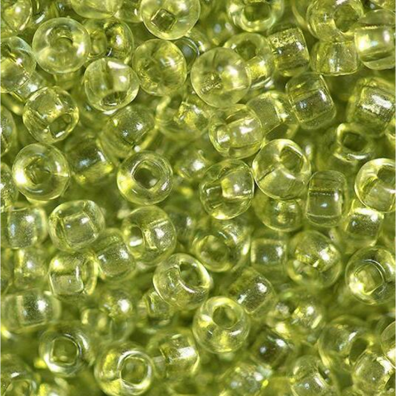 01152 бісер №10 Preciosa (Чехія) 5 грамів. Кристалічний