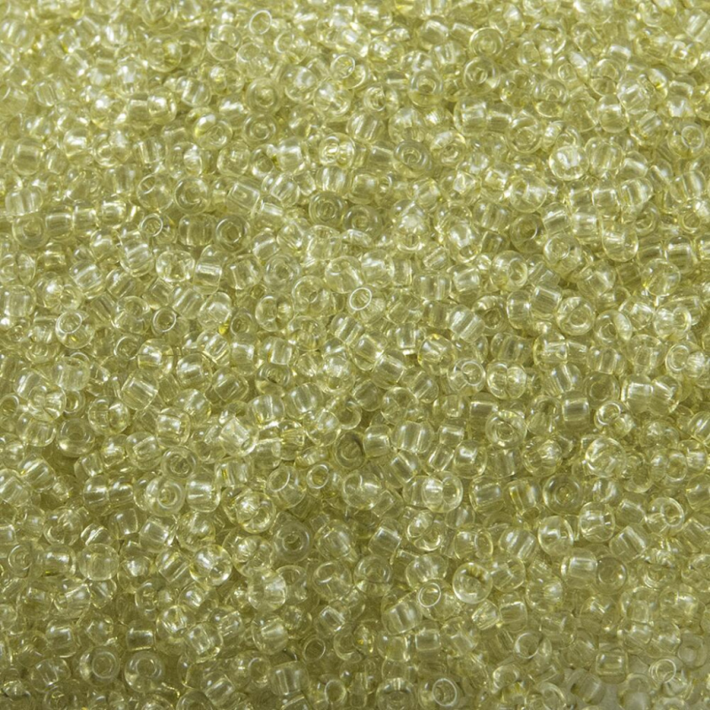 01252 бісер №10 Preciosa (Чехія) 5 грамів. Кристалічний