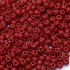 202-10/0-93210 Бісер Чехія (натуральний, цегляний темний), упаковка 50 грамів